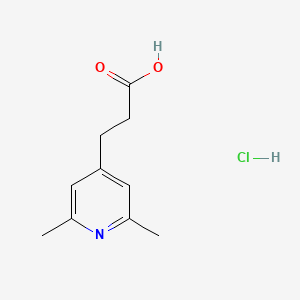 3-(2,6-Dimethylpyridin-4-yl)propanoic acid;hydrochloride