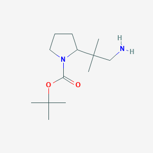 Tert-butyl 2-(1-amino-2-methylpropan-2-yl)pyrrolidine-1-carboxylate