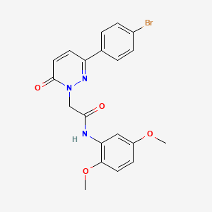 2-(3-(4-bromophenyl)-6-oxopyridazin-1(6H)-yl)-N-(2,5-dimethoxyphenyl)acetamide