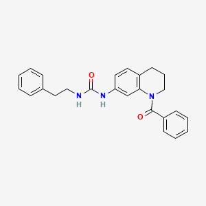 1-(1-Benzoyl-1,2,3,4-tetrahydroquinolin-7-yl)-3-phenethylurea