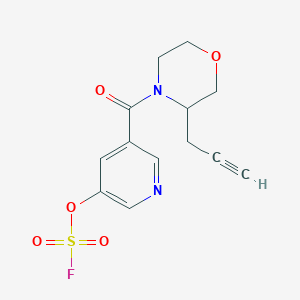 4-(5-Fluorosulfonyloxypyridine-3-carbonyl)-3-prop-2-ynylmorpholine