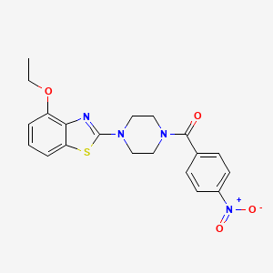 (4-(4-Ethoxybenzo[d]thiazol-2-yl)piperazin-1-yl)(4-nitrophenyl)methanone