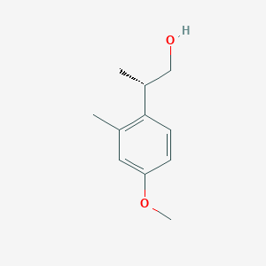 B2931543 (2S)-2-(4-Methoxy-2-methylphenyl)propan-1-ol CAS No. 2248187-26-8