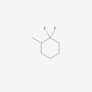 molecular formula C7H12F2 B2931544 1,1-二氟-2-甲基环己烷 CAS No. 74185-72-1