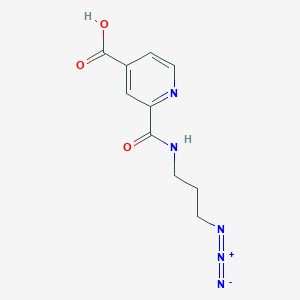 2-(3-Azidopropylcarbamoyl)pyridine-4-carboxylic acid