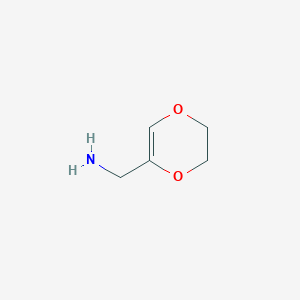 5,6-Dihydro-1,4-dioxin-2-ylmethanamine