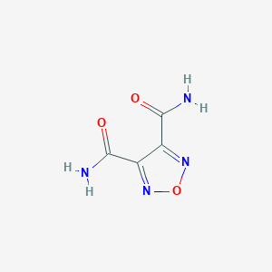 molecular formula C4H4N4O3 B2931566 1,2,5-Oxadiazole-3,4-dicarboxamide CAS No. 56873-33-7