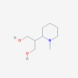 2-(1-Methylpiperidin-2-yl)propane-1,3-diol