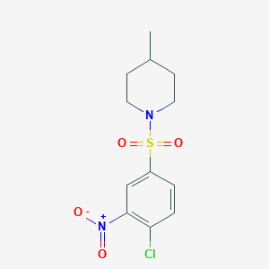 1-[(4-Chloro-3-nitrophenyl)sulfonyl]-4-methylpiperidine