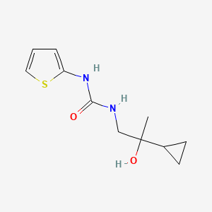 1-(2-Cyclopropyl-2-hydroxypropyl)-3-(thiophen-2-yl)urea
