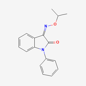 (3Z)-1-phenyl-3-propan-2-yloxyiminoindol-2-one