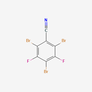 molecular formula C7Br3F2N B2931629 2,4,6-Tribromo-3,5-difluorobenzonitrile CAS No. 943528-40-3