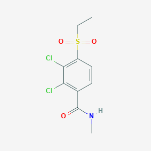 2,3-dichloro-4-(ethylsulfonyl)-N-methylbenzenecarboxamide