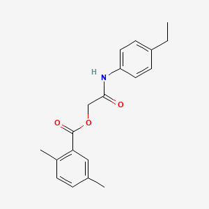 [2-(4-Ethylanilino)-2-oxoethyl] 2,5-dimethylbenzoate