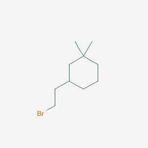 3-(2-Bromoethyl)-1,1-dimethylcyclohexane