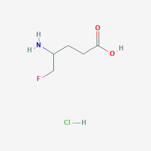 4-Amino-5-fluoropentanoic acid hydrochloride