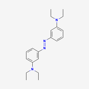 3-[[3-(diethylamino)phenyl]diazenyl]-N,N-diethylaniline