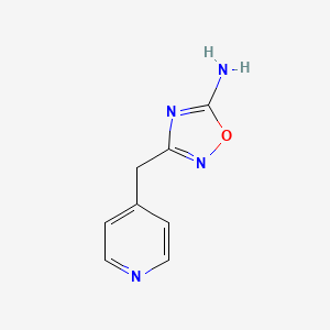 3-[(Pyridin-4-yl)methyl]-1,2,4-oxadiazol-5-amine