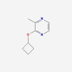 molecular formula C9H12N2O B2931754 2-Cyclobutoxy-3-methylpyrazine CAS No. 2175978-51-3