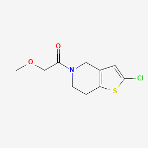 1-{2-chloro-4H,5H,6H,7H-thieno[3,2-c]pyridin-5-yl}-2-methoxyethan-1-one