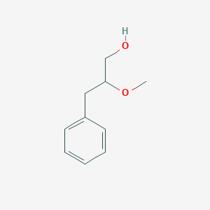 molecular formula C10H14O2 B2931763 2-Methoxy-3-phenylpropan-1-ol CAS No. 221908-50-5