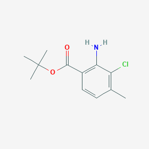 Tert-butyl 2-amino-3-chloro-4-methylbenzoate
