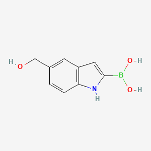 5-Hydroxymethyl)-1H-indole-2-boronic acid