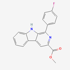 1-(4-Fluorophenyl)-beta-carboline-3-carboxylic acid methyl ester