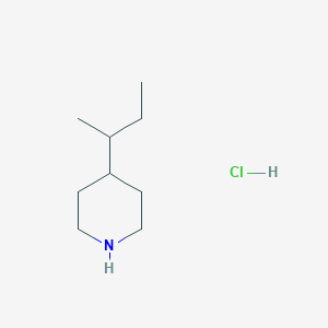 4-Butan-2-ylpiperidine;hydrochloride