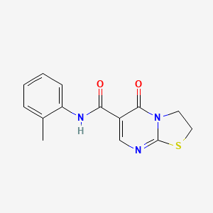 5-oxo-N-(o-tolyl)-3,5-dihydro-2H-thiazolo[3,2-a]pyrimidine-6-carboxamide