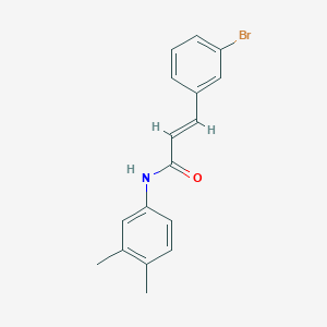 3-(3-bromophenyl)-N-(3,4-dimethylphenyl)acrylamide