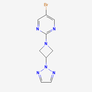 5-Bromo-2-[3-(triazol-2-yl)azetidin-1-yl]pyrimidine