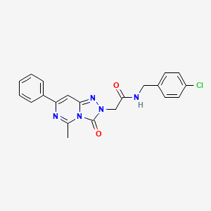 N-cyclopropyl-6-{[4-({[4-(propionylamino)phenyl]sulfonyl}amino)phenyl]thio}nicotinamide