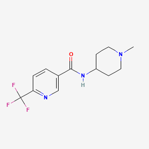 N-(1-methylpiperidin-4-yl)-6-(trifluoromethyl)pyridine-3-carboxamide