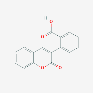 molecular formula C16H10O4 B2931924 2-(2-oxo-2H-chromen-3-yl)benzoic acid CAS No. 69139-25-9