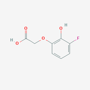 2-(3-Fluoro-2-hydroxyphenoxy)acetic acid