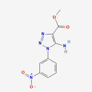 methyl 5-amino-1-{3-nitrophenyl}-1H-1,2,3-triazole-4-carboxylate