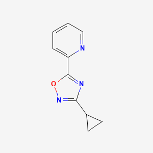 3-Cyclopropyl-5-(pyridin-2-yl)-1,2,4-oxadiazole