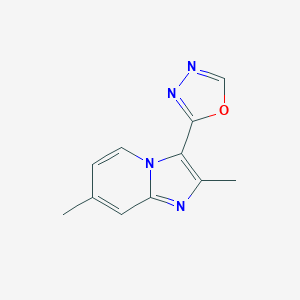 2-(2,7-Dimethylimidazo[1,2-a]pyridin-3-yl)-1,3,4-oxadiazole