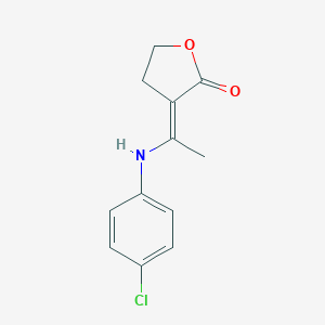 3-[1-(4-chloroanilino)ethylidene]dihydro-2(3H)-furanone