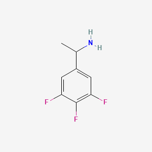 molecular formula C8H8F3N B2931983 1-(3,4,5-Trifluorophenyl)ethan-1-amine CAS No. 784129-18-6