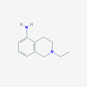 molecular formula C11H16N2 B2931993 2-Ethyl-1,2,3,4-tetrahydroisoquinolin-5-amine CAS No. 223700-11-6
