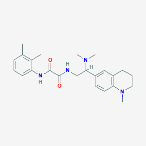 molecular formula C24H32N4O2 B2932011 N1-(2-(dimethylamino)-2-(1-methyl-1,2,3,4-tetrahydroquinolin-6-yl)ethyl)-N2-(2,3-dimethylphenyl)oxalamide CAS No. 922012-17-7
