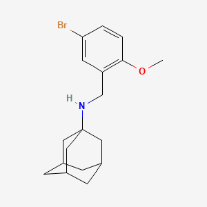 Adamantan-1-yl-(5-bromo-2-methoxy-benzyl)-amine