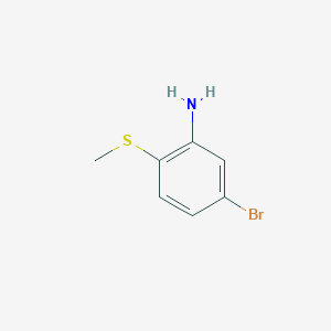 molecular formula C7H8BrNS B2932091 5-Bromo-2-(methylthio)aniline CAS No. 139192-88-4