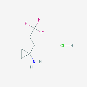 1-(3,3,3-Trifluoropropyl)cyclopropan-1-amine;hydrochloride