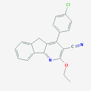 4-(4-chlorophenyl)-2-ethoxy-5H-indeno[1,2-b]pyridine-3-carbonitrile