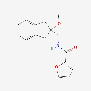 molecular formula C16H17NO3 B2932145 N-((2-甲氧基-2,3-二氢-1H-茚-2-基)甲基)呋喃-2-甲酰胺 CAS No. 2034529-40-1