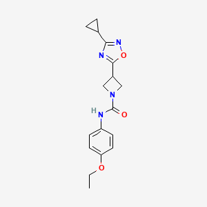 3-(3-cyclopropyl-1,2,4-oxadiazol-5-yl)-N-(4-ethoxyphenyl)azetidine-1-carboxamide