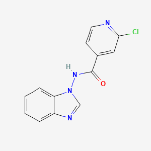 N-(1H-1,3-benzodiazol-1-yl)-2-chloropyridine-4-carboxamide